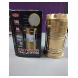 New 3 in 1 Solar Fan Lantern ( Lantern,Fan &