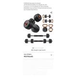 FEIERDUN Adjustable Dumbbells, 40lbs Free Weight