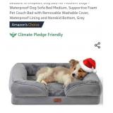 Bedsure Orthopedic Dog Bed for Medium Dogs -
