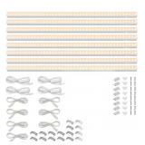 NEW 8pk LED Barrina T5 Grow Lights, 2ft 80W (8 x