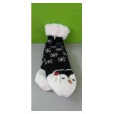 Ladies 6-8 Penguin Non-Slip Slipper Socks