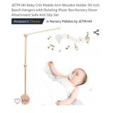 NEW 30" Crib Mobile Arm Wooden