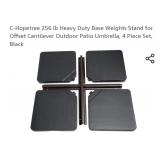 C-Hopetree 256 lb Heavy Duty Base Weights Stand