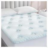 New King Size Memory Foam Mattress Topper Cooling