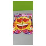 2 Pair Ladies 6-10 socks  Emoji