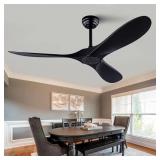 New 52" Ceiling Fan with Remote Control ( No