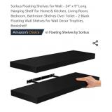 Sorbus Floating Shelves for Wall - 24" x 9" Long