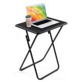 NEW Folding TV Tray Table (Black)