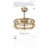 SMLERAY Caged Ceiling Fans with Lights,18