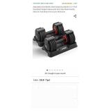 1 - Adjustable Dumbbell 25LB Single Dumbbell 5 in