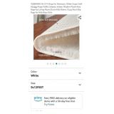 Rugs for Bedroom, White Super Soft Shaggy Rugs