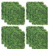 New 12 PCs  Artificial Boxwood Topiary Hedge