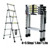 RIKADE Telescoping Ladder, A-Frame Aluminum