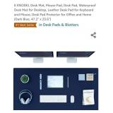 NEW Desk Pad Protector (Dark Blue, 47.2" x 23.6")