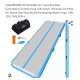 CHAMPIONPLUS Inflatable Air Tumbling Mat
