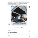 4PC Tesla Model 3 Roof Sunshades, 2 in 1 Ice
