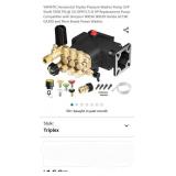 YAMATIC Horizontal Triplex Pressure Washer Pump