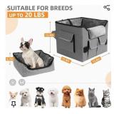 Duckygoo Small Dog Booster Car Seat Elevated