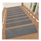 NEW 15 Pk - Stair Treads 10" x 32" Dark Grey