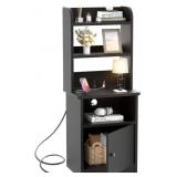 NEW 47" T Nightstand w/ Charging Station & USB