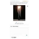 Surpars House Crystal Floor Lamp, Elegant Rain