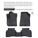 Binmotor All Weather Floor Mats for Hyundai Venue