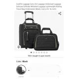 Coolife 2pc Luggage Carry On Luggage Underseat
