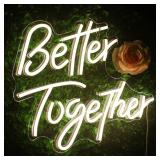 "Better Together" Neon Sign,Neon   ,Wedding Neon