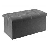 NEW 80L Ottoman Bench/Footrest Stool, Support