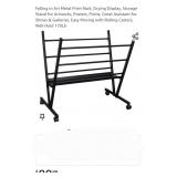 Falling in Art Metal Print Rack, Drying Display,