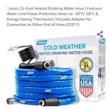 Camco 25-Foot Heated Drinking Water Hose |