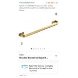 Flybath Towel Rail Bar Single Layer Brass Antique