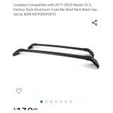 Crossbars Compatible with 2017-2023 Mazda CX-5,