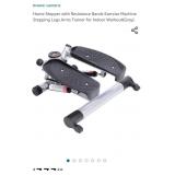 Home Stepper with Resistance Bands Exercise