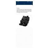 Coverado Black Car Seat Covers Set, 5 Seats