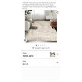 Art&Tuft Washable Rug, Anti-Slip Backing Abstract