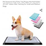 Pet Awesome Dog Potty Tray/Puppy Pee Pad Holder
