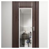 New Full Length White Door Mirror, 48ï¿½ï¿½16" Modern