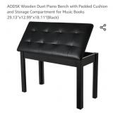 Wooden Duet Piano Bench 29.13