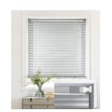 NEW Cordless Aluminum Blind, Silver Grey 30"w x