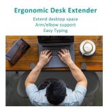 NEW Foldable Desk Extender Tray, Black
