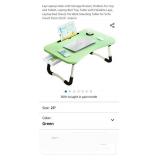 Lap Laptop Desk with Storage Drawer, Holders for