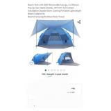 Beach Tent with 360ï¿½ Removable Canopy, 4-6 Person