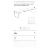 Moosinily Folding Table 4Ft Portable Picnic Table