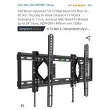 USX Mount Advanced Tilt TV Wall Mount for Most
