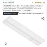 LAGOM 12" Direct Wire Dimmable LED Under Cabinet