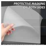 CALPALMY (8 Pack) 1/8" Thick Clear Acrylic Sheets