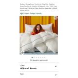 Bedsure Goose Down Comforter King Size - Feather