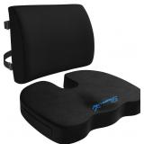New DREAM ART Memory Foam Seat Cushion & Lumbar