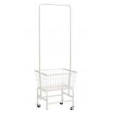 NEW Laundry Cart w/ Clothes Rack,